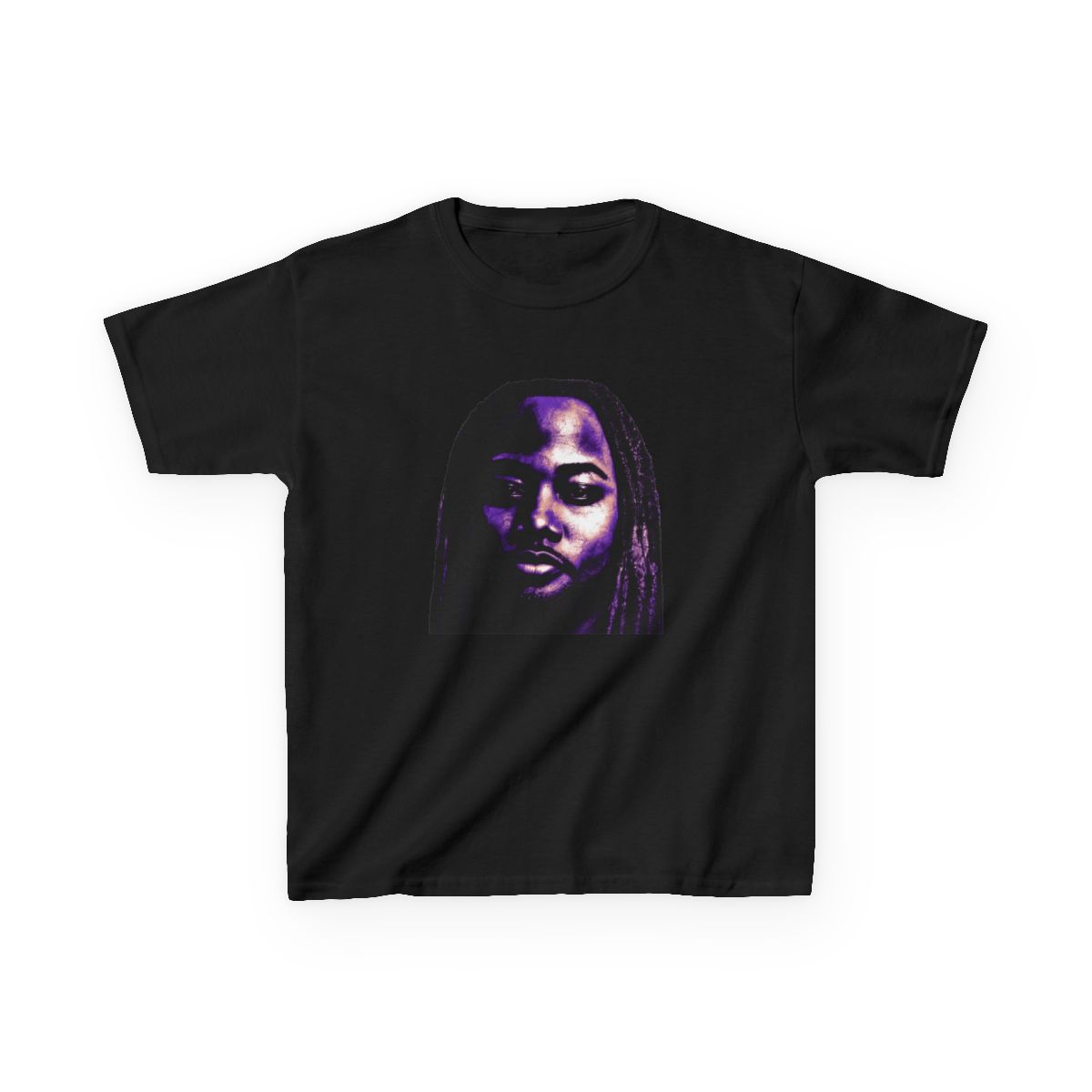 popart big face leon thomas Kids T-Shirt - alternate angle 2, merchandise